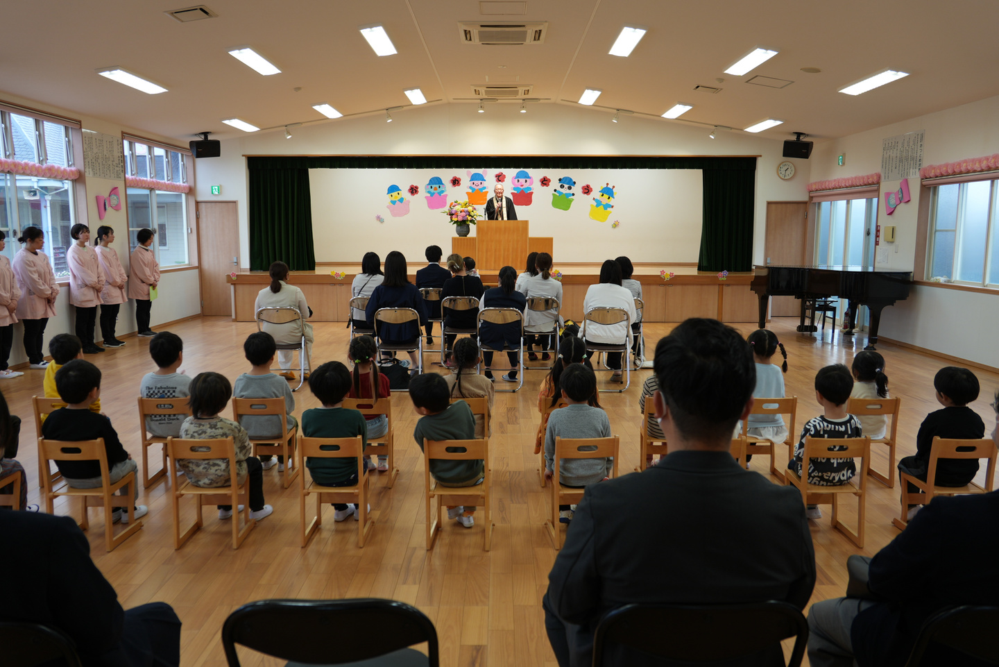 入園式のスナップ