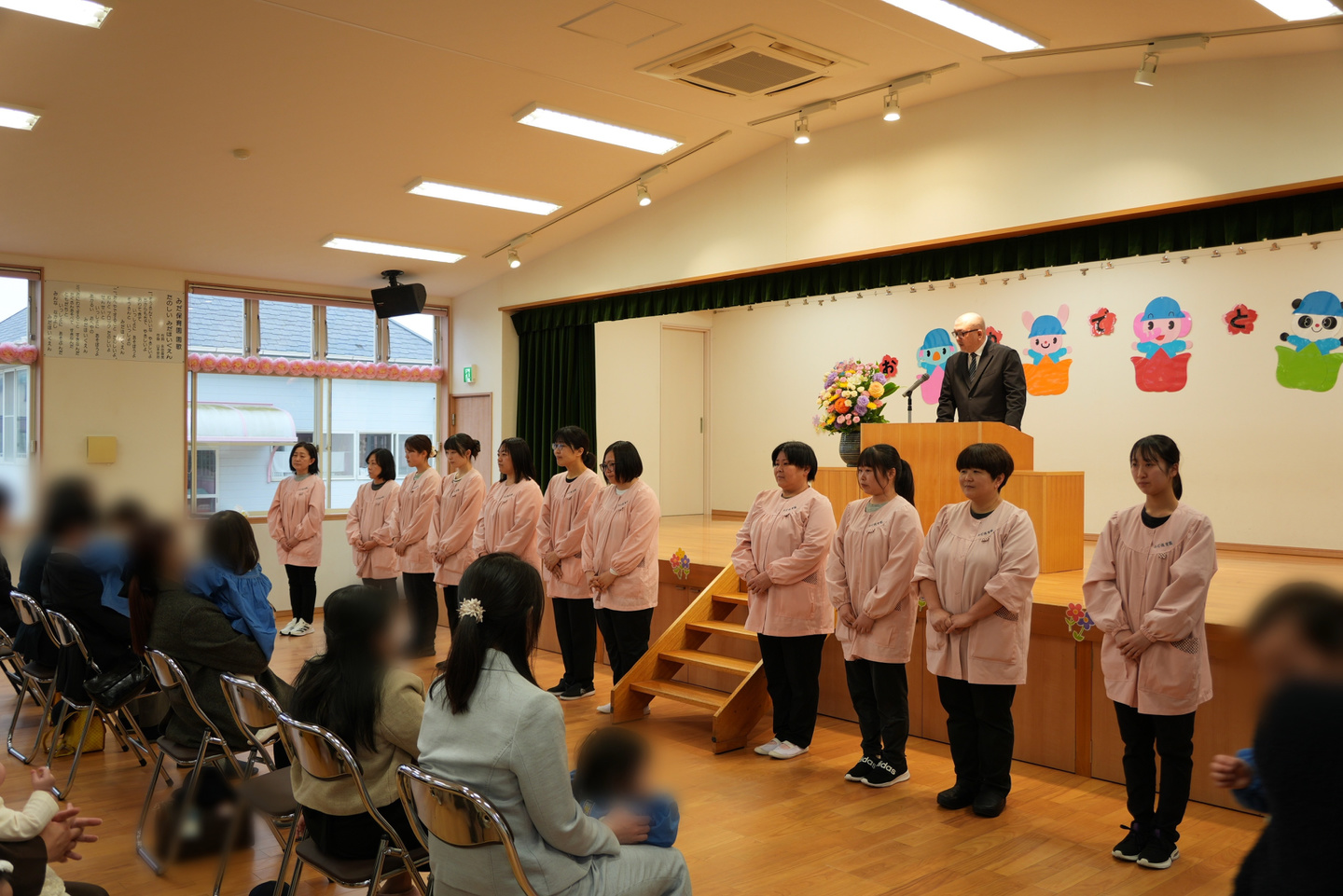 入園式のスナップ