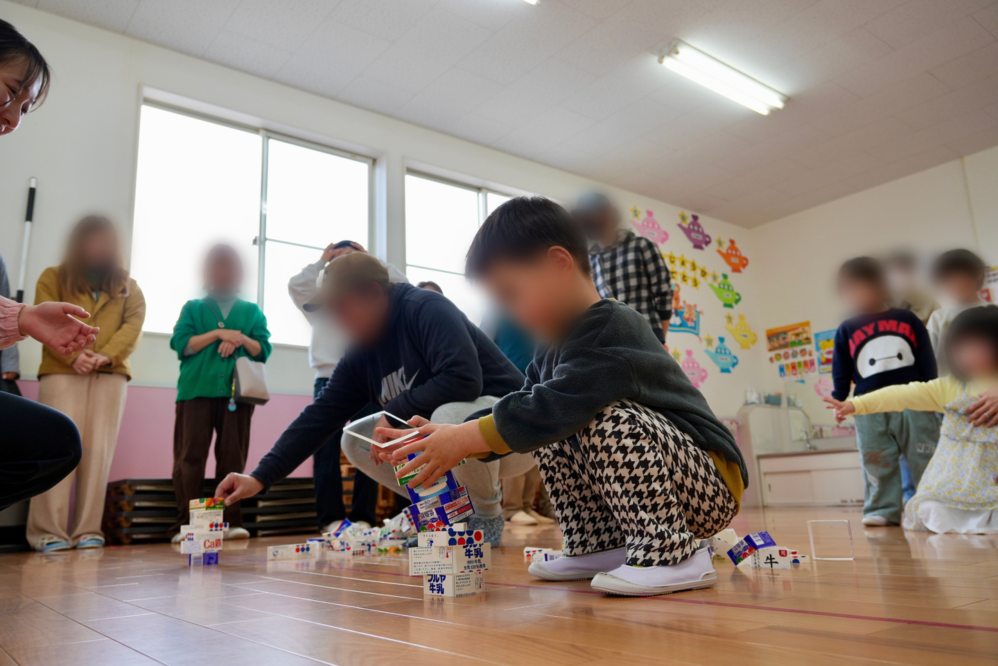 第２回保育参観のスナップ