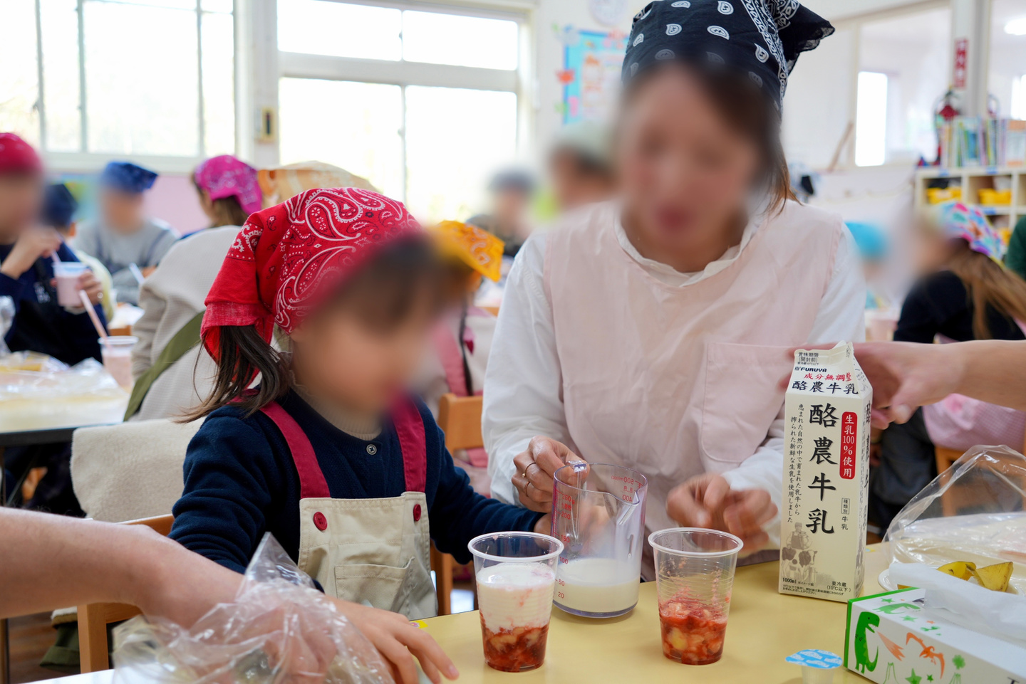 親子クッキングのスナップ