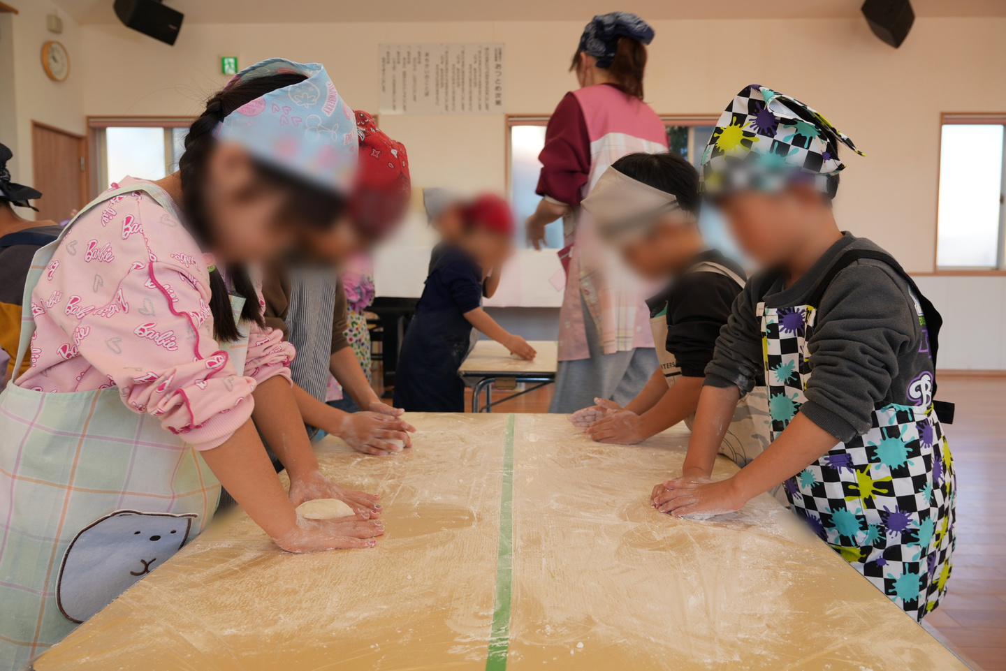 鏡もち作り（おもちつき）のスナップ